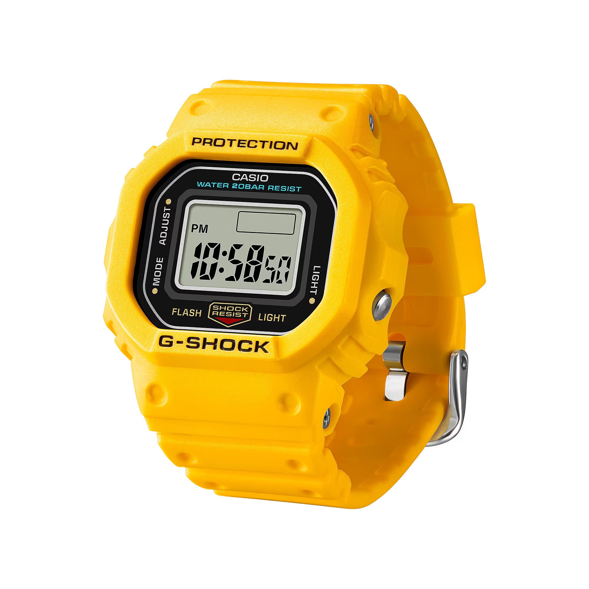 G-SHOCK Casio Nano DWN-5600-9ER Yellow Finger-Watch (20mm) Digital Dial