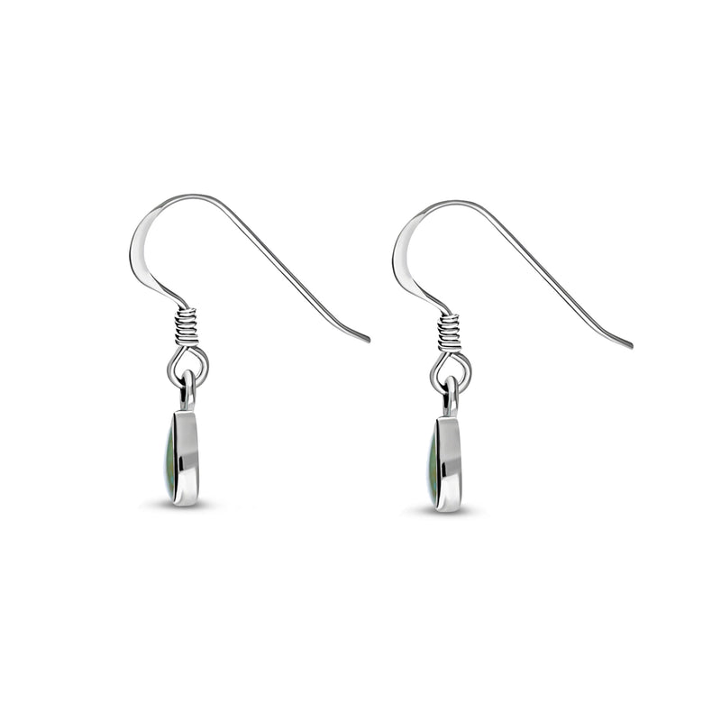 Sterling Silver Turquoise Dinky Teardrop Earrings