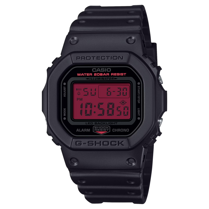 G-Shock DW-5600BBR-1ER Black & Red Digital Watch
