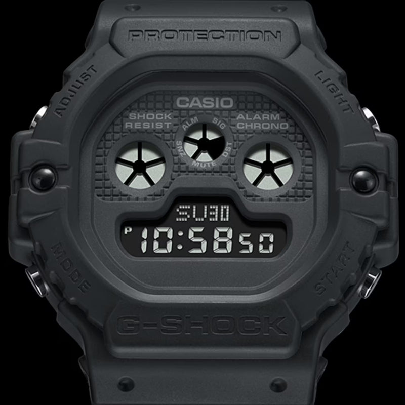 G-Shock DW-5900UBB-1ER All Black Matte Digital Watch