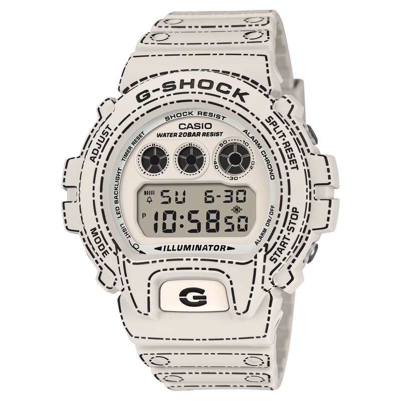 G-Shock DW-6900RGM-5ER Origami White Digital Watch