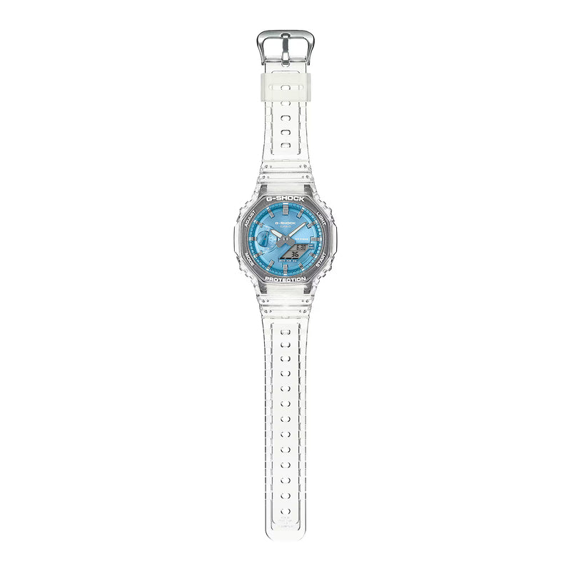 G-Shock GA-2100BM-7A2ER Skeleton Sky Blue Watch