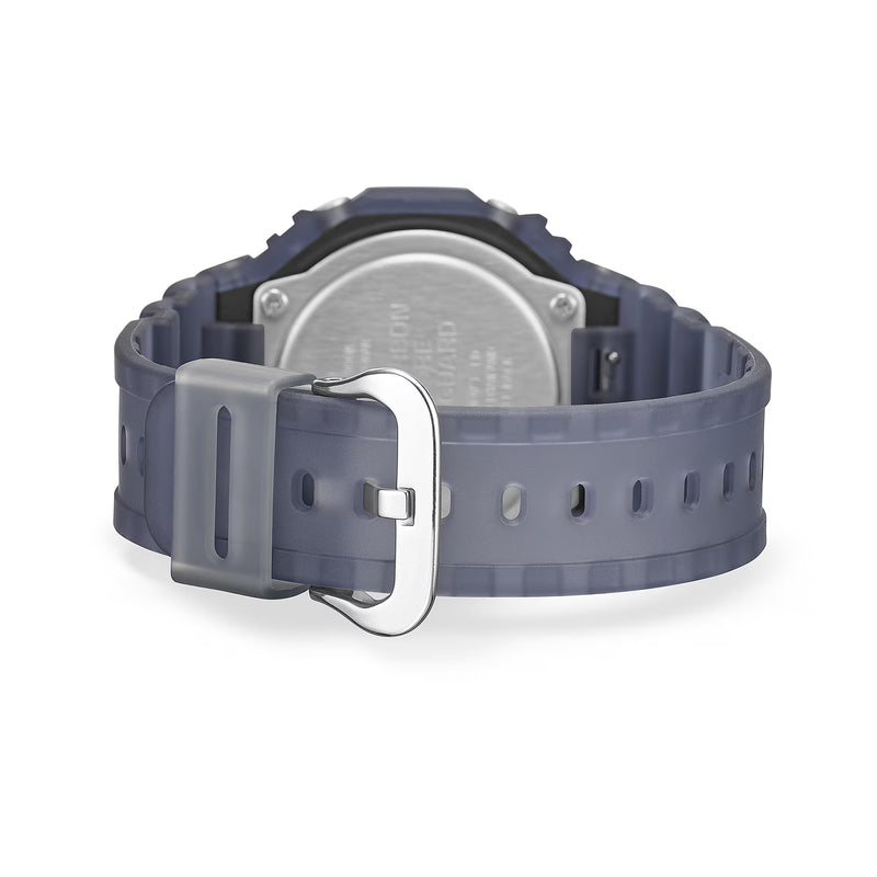 G-Shock GA-2100K-2AER Transparent Blue Neon Orange Watch