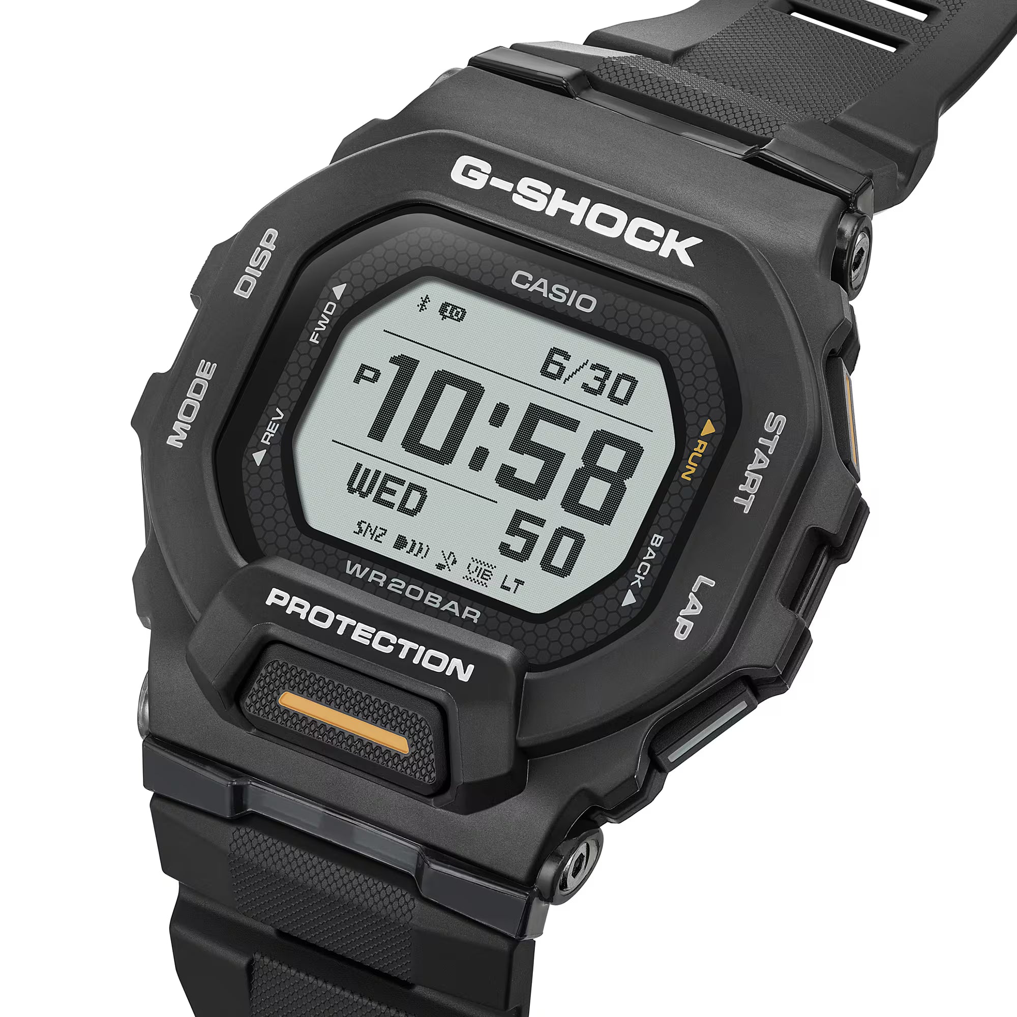 G-Shock GBD-200-1A1ER G-Squad Black Textured Watch