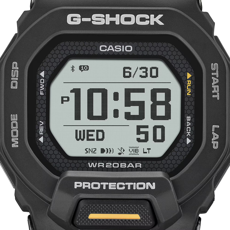 G-Shock GBD-200-1A1ER G-Squad Black Textured Watch