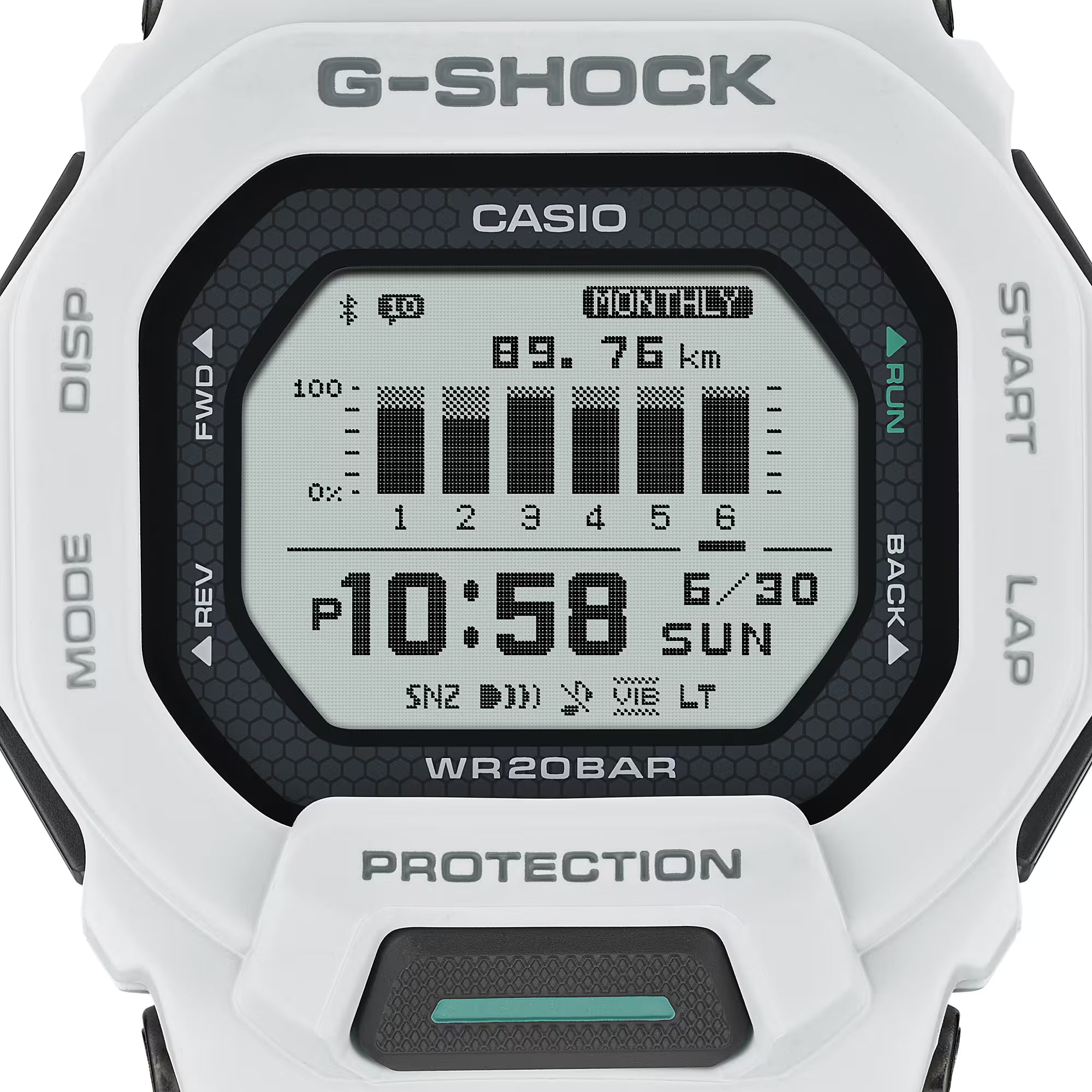 G-Shock GBD-200-7ER G-Squad White Textured Watch