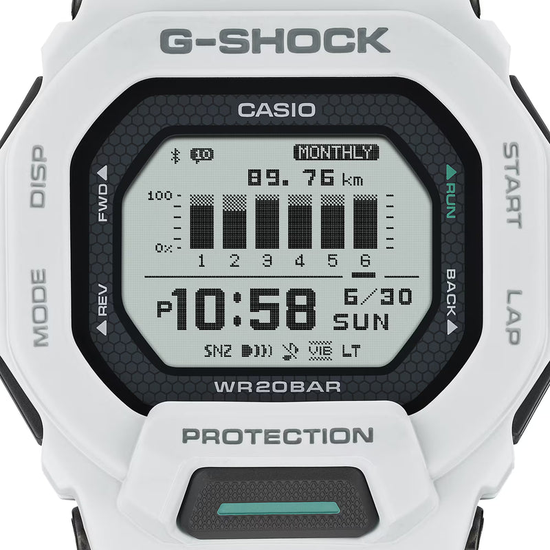 G-Shock GBD-200-7ER G-Squad White Textured Watch