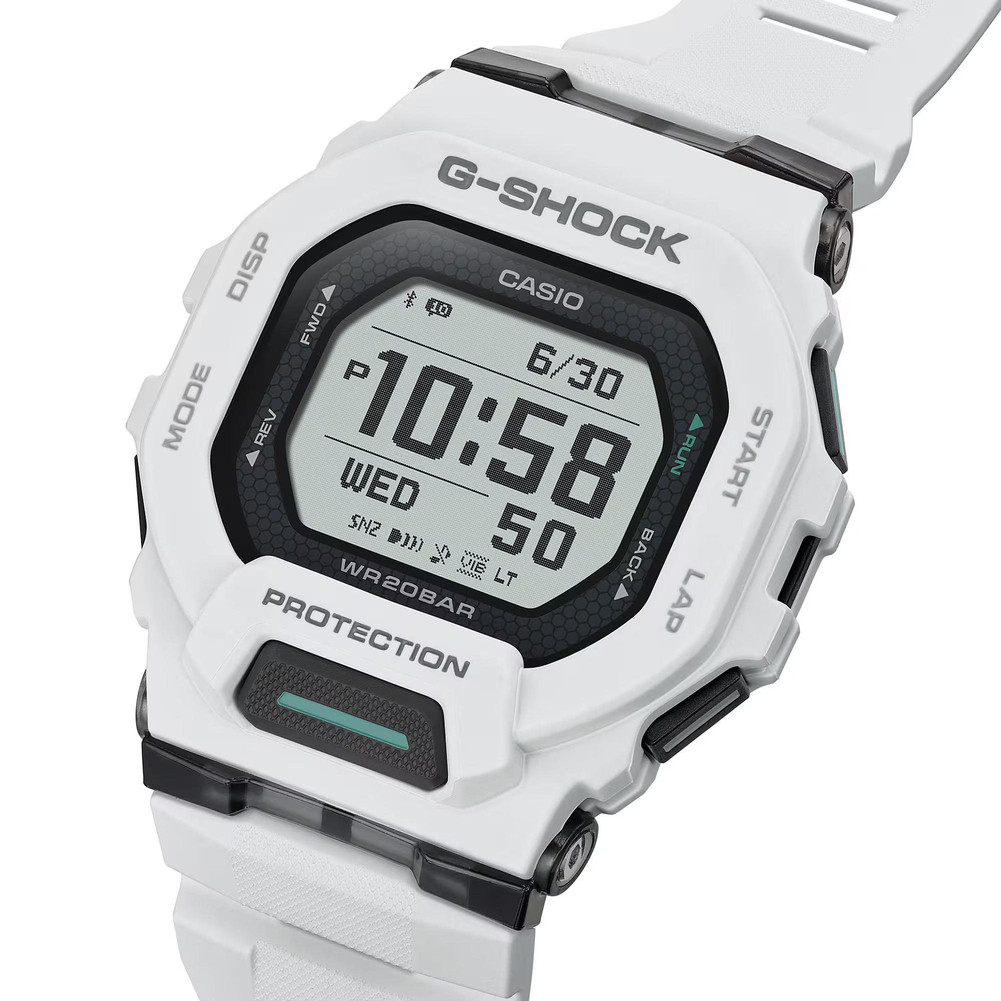 G-Shock GBD-200-7ER G-Squad White Textured Watch