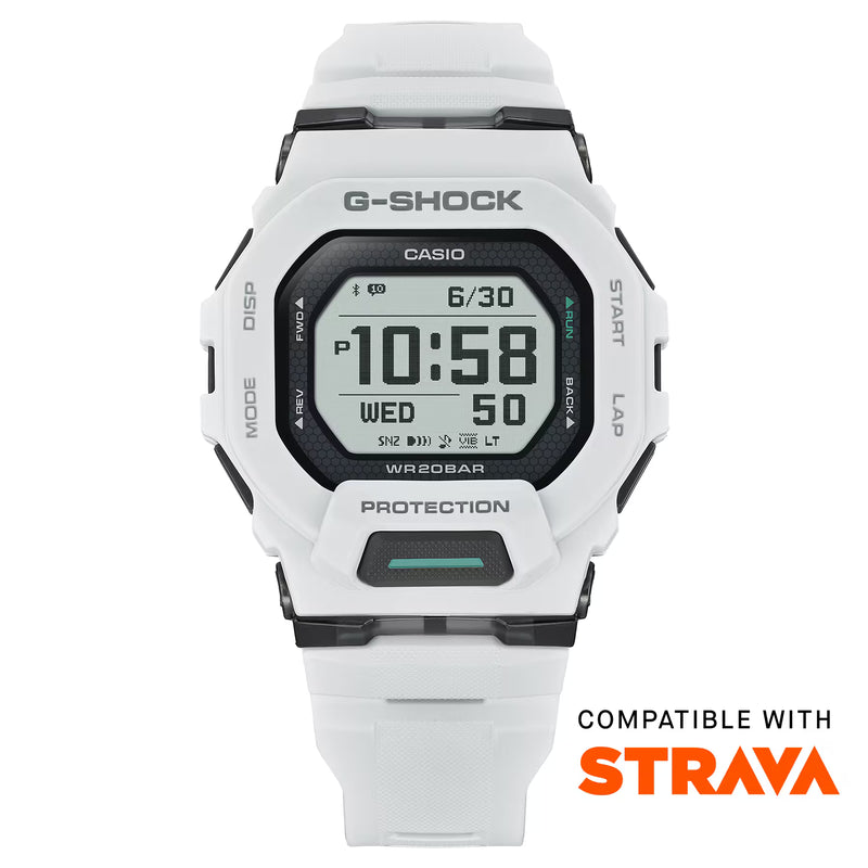 G-Shock GBD-200-7ER G-Squad White Textured Watch
