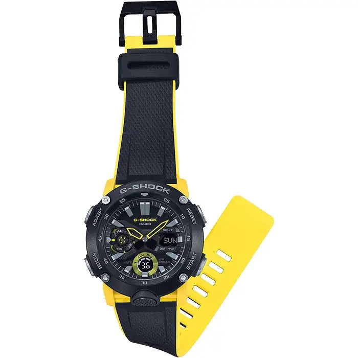 G-Shock GA-2000-1A9ER Black and Yellow Watch