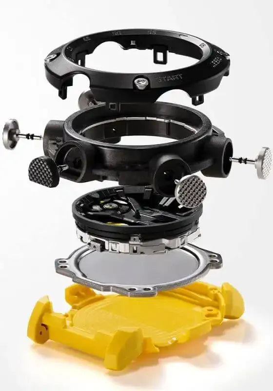 G-Shock GA-2000-1A9ER Black and Yellow Watch