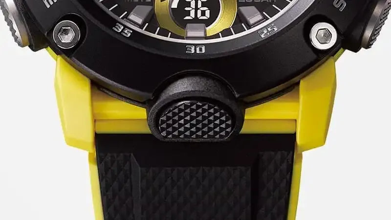 G-Shock GA-2000-1A9ER Black and Yellow Watch