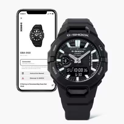 G-Shock GBA-950-1A Strava Steptracker Black Watch
