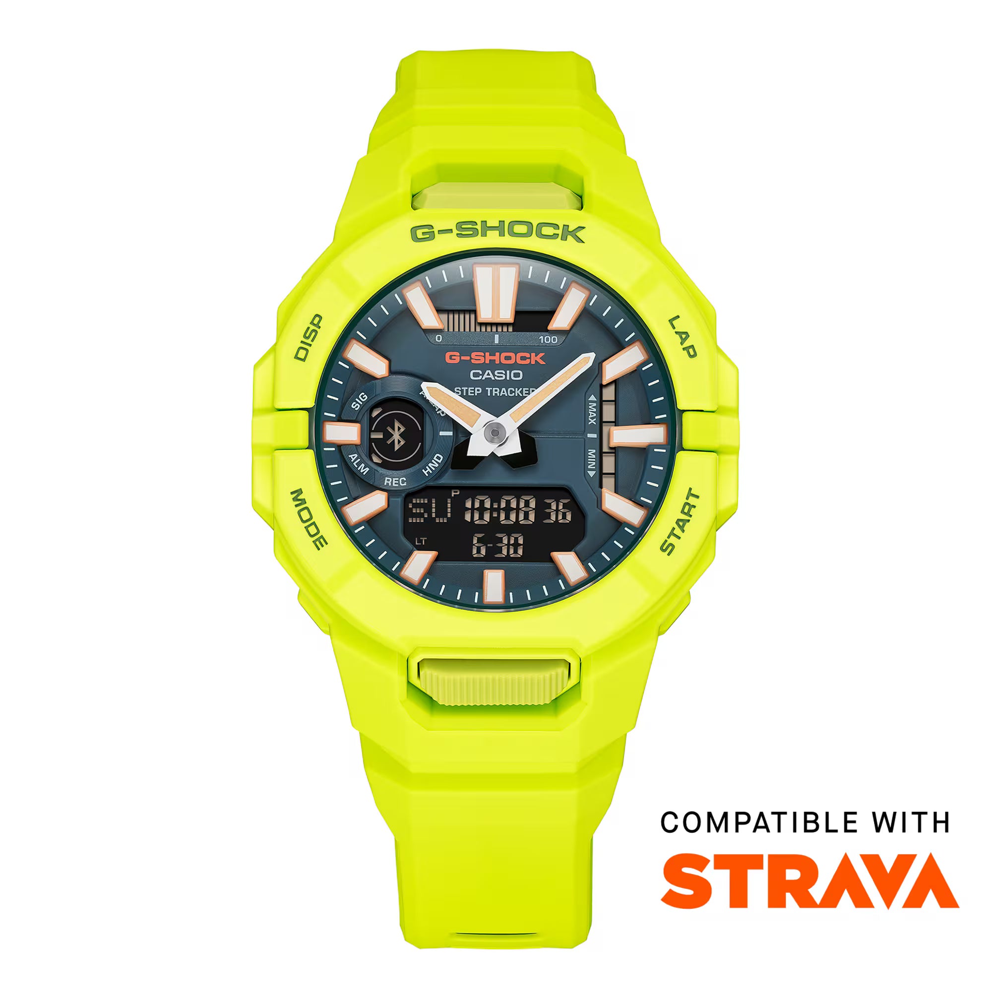 G-Shock GBA-950-9A3ER Strava Steptracker Lime-Green Watch