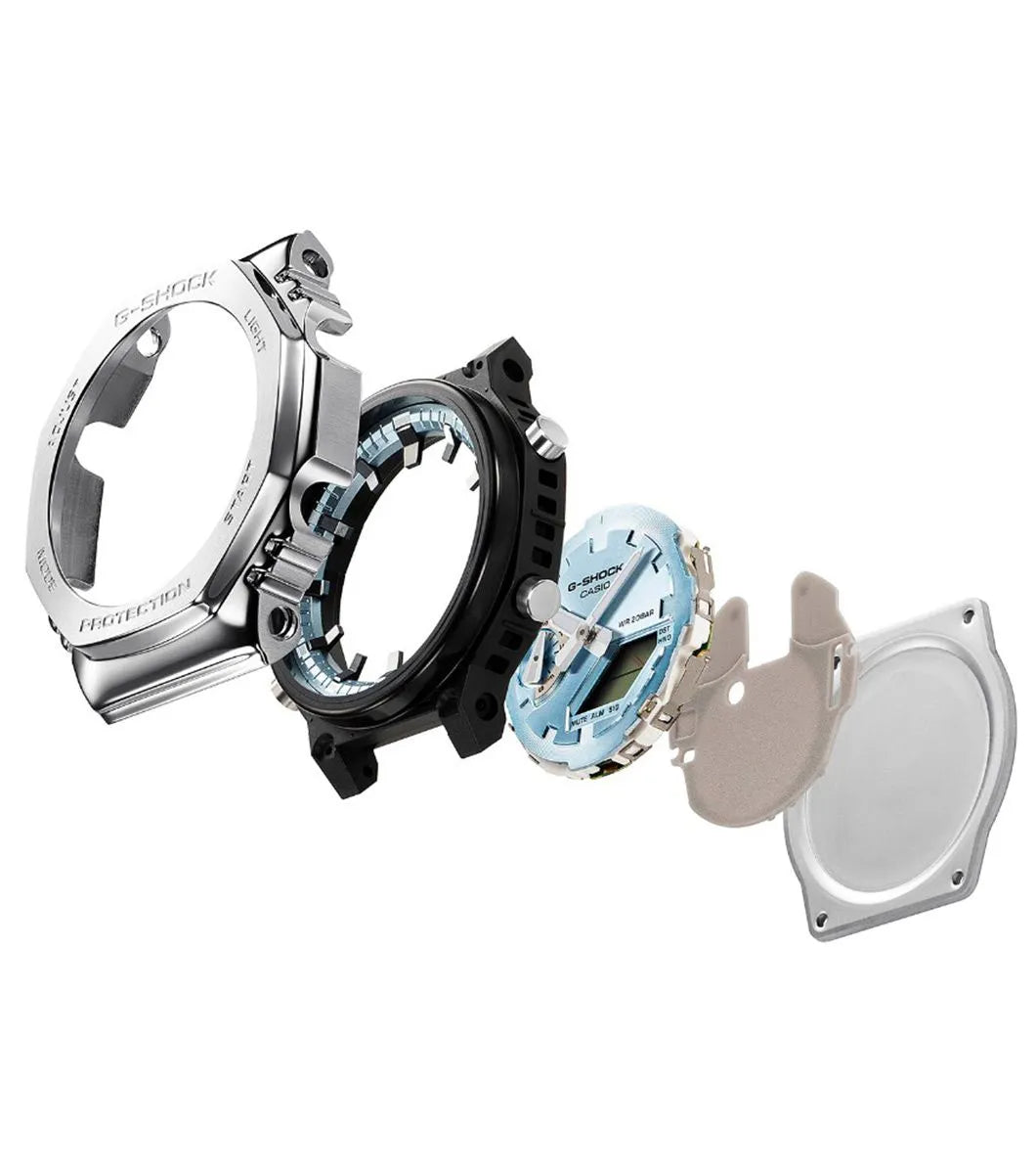 G-Shock GM-2110D-2BER Metallic Bezel Watch