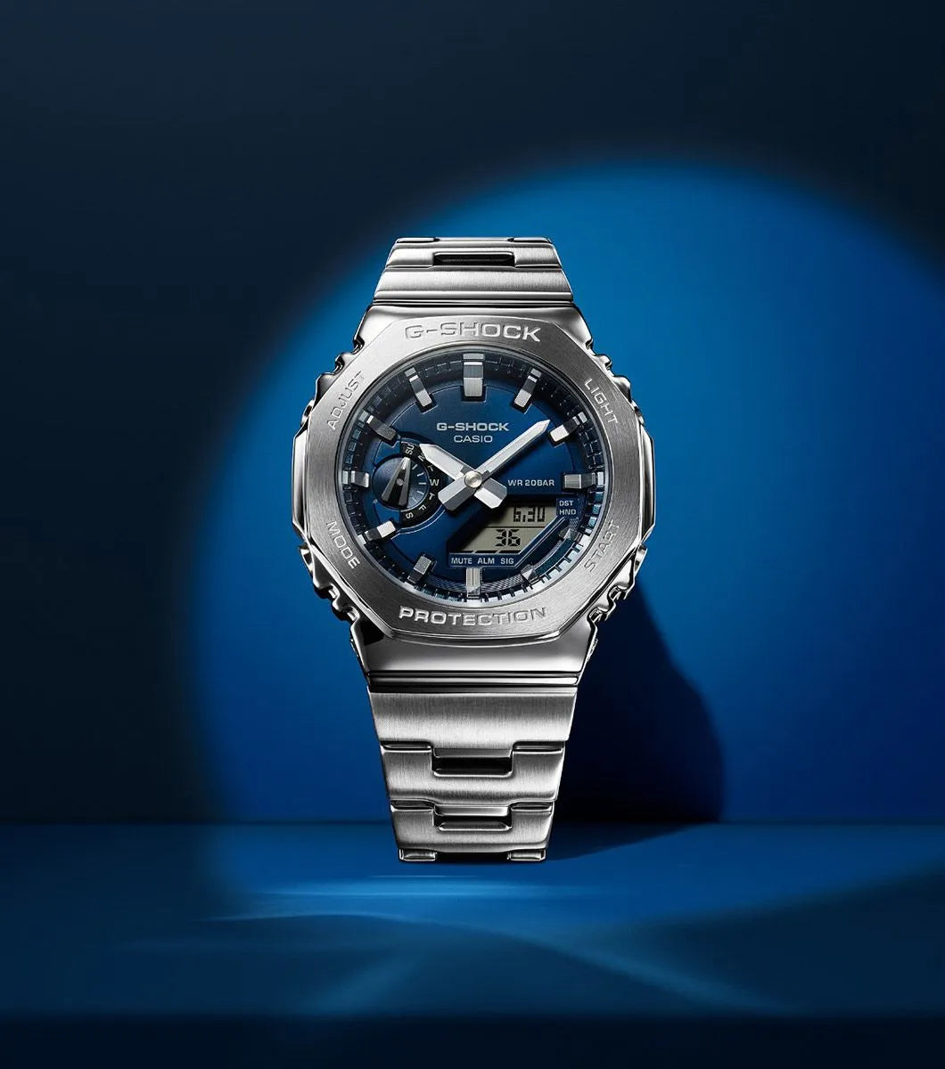 G-Shock GM-2110D-2BER Metallic Bezel Watch