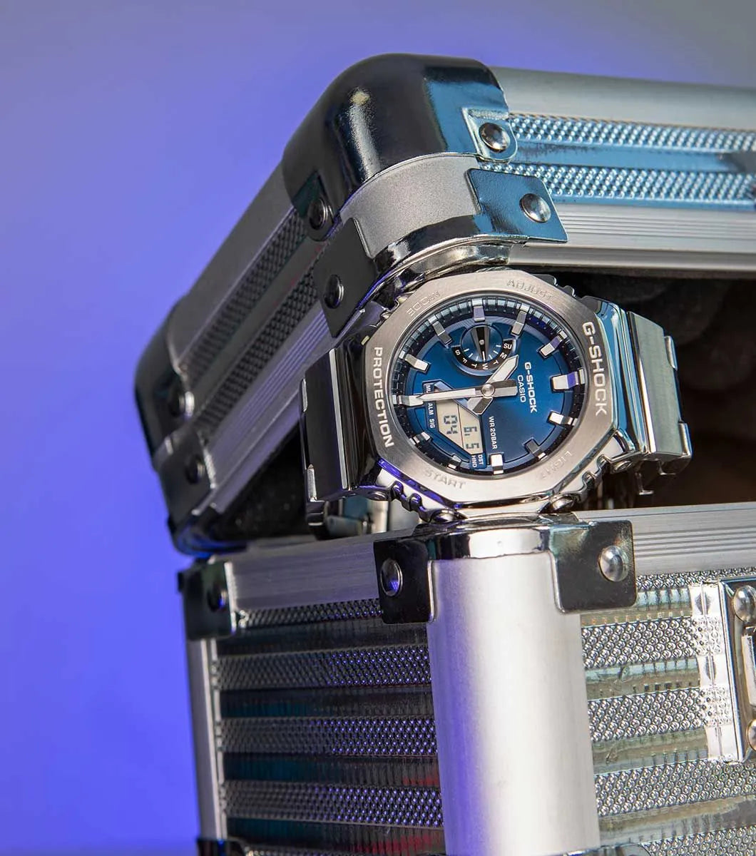 G-Shock GM-2110D-2BER Metallic Bezel Watch