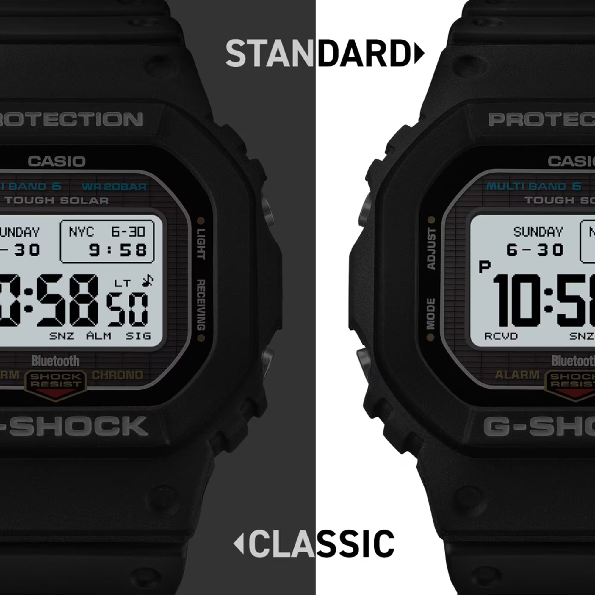 G-Shock GW-BX5600-1A1ER Black 'Stealth' Digital Solar Watch