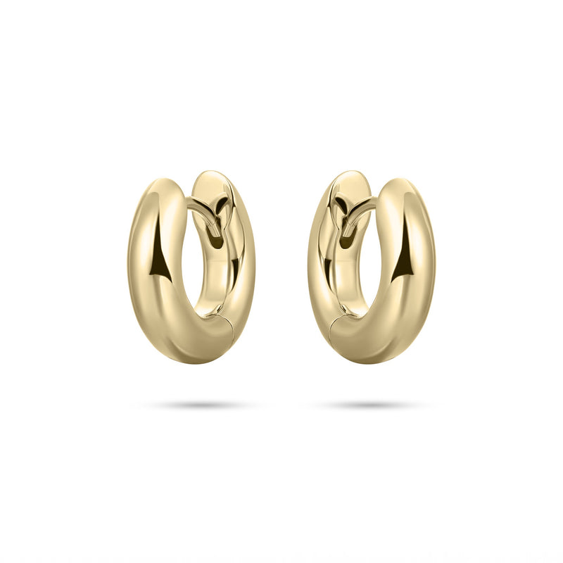 Gold Vermeil Bold Tube Hoops 20mm