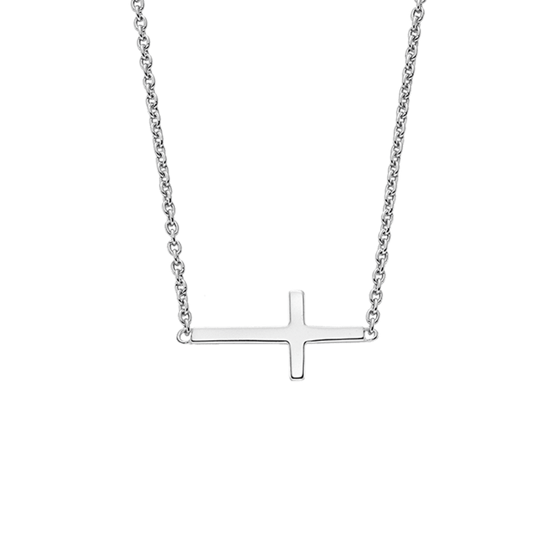 Tillie - Adults Sideways Cross Necklace