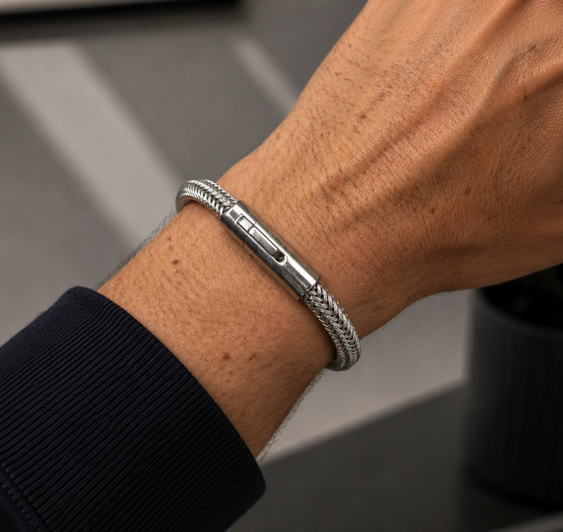Stainless Steel Wire Rope Bracelet