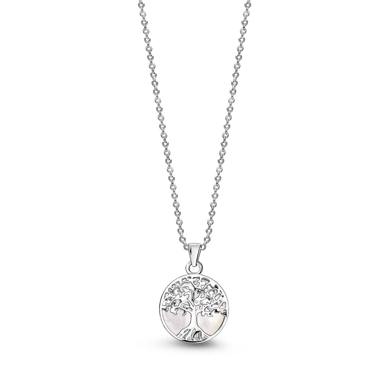 Sterling Silver Mother of Pearl XS Tree of Life Pendant