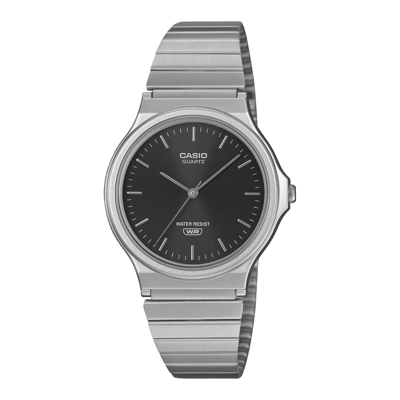 Casio MQ-24DA-1AEF Black Dial Stainless Steel Bracelet Watch