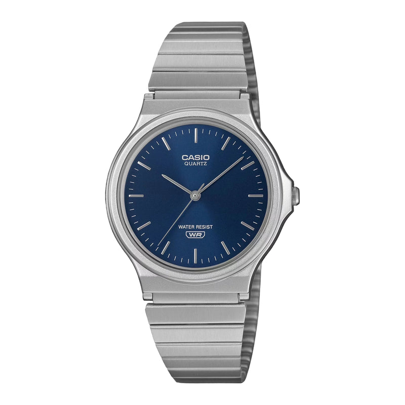 Casio MQ-24DA-2AEF Blue Dial Stainless Steel Bracelet Watch