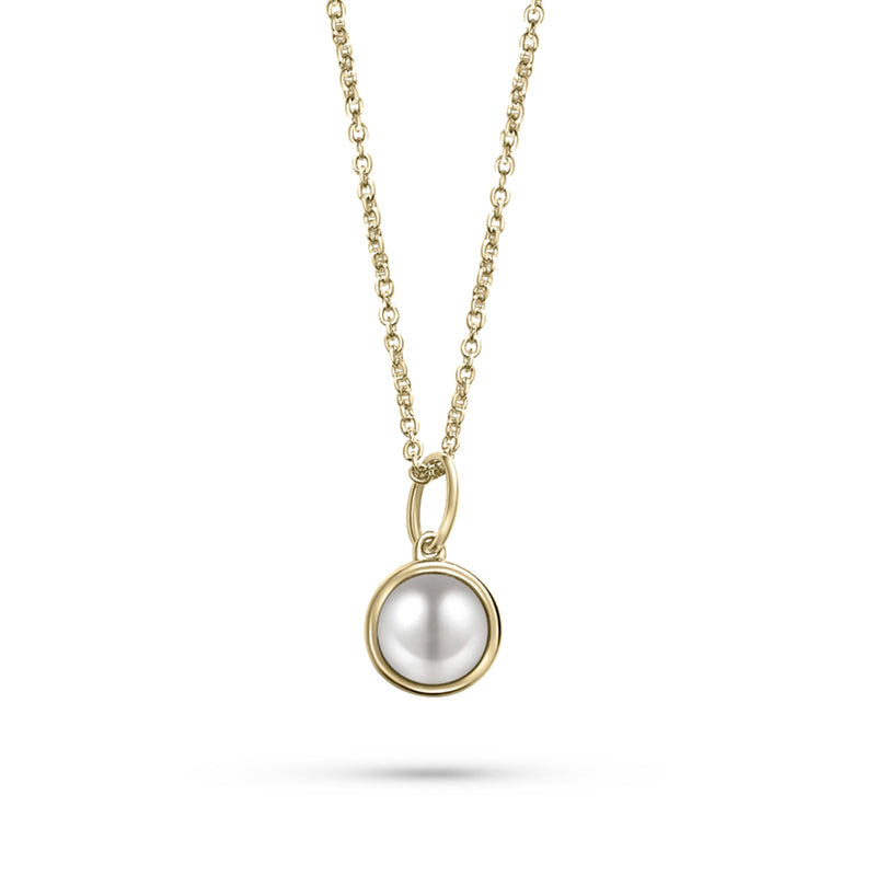 Gold Vermeil Pearl Set Pendant