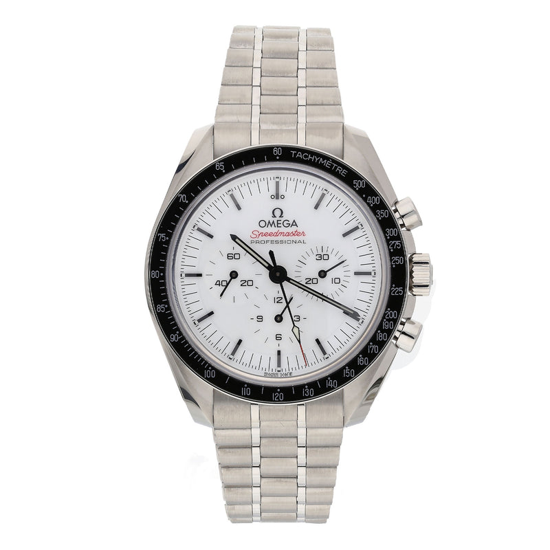 Omega Speedmaster White Dial Moonwatch Professional 42mm Watch 310.30.42.50.04.001