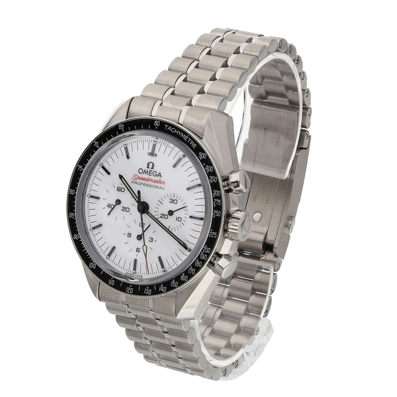Omega Speedmaster White Dial Moonwatch Professional 42mm Watch 310.30.42.50.04.001