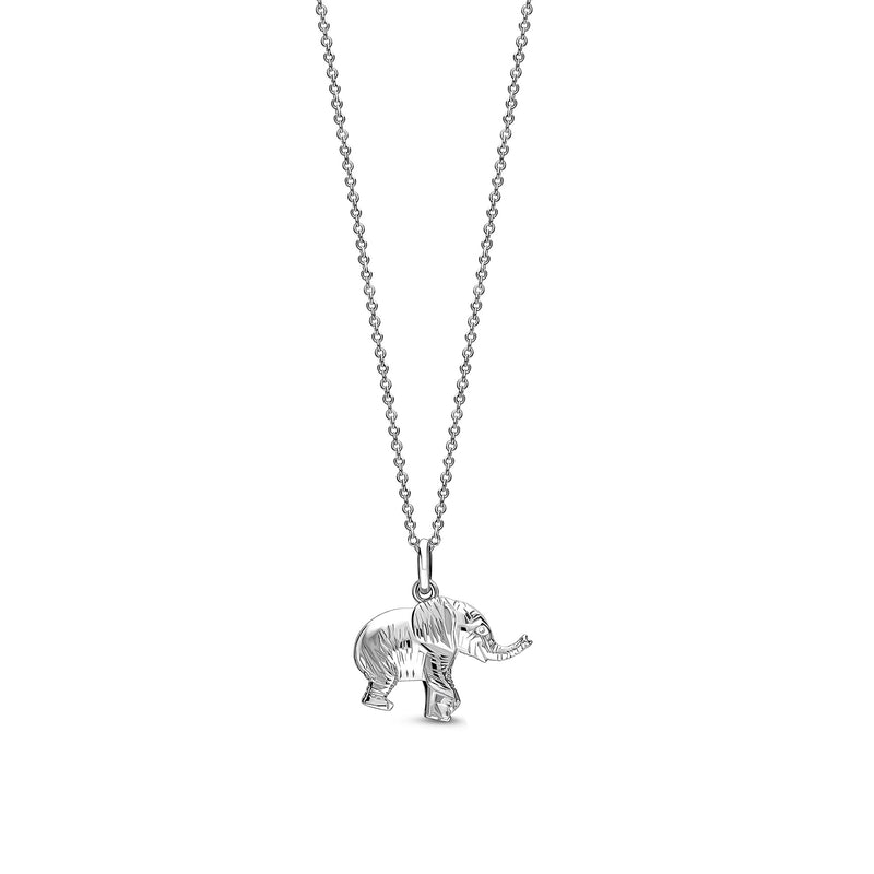 Sterling Silver Small Elephant Pendant