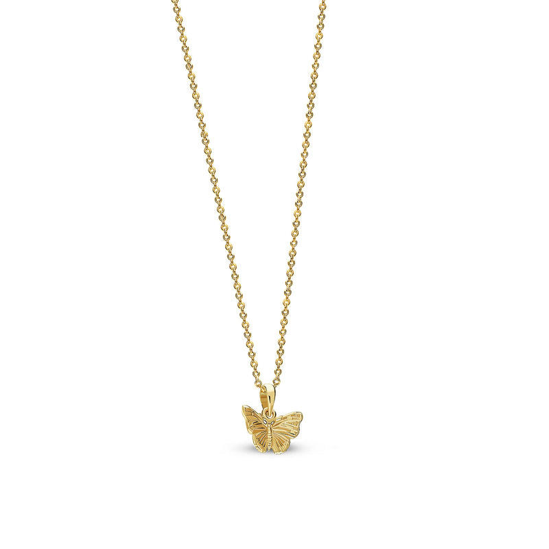 Gold Vermeil Dinky Butterfly Pendant