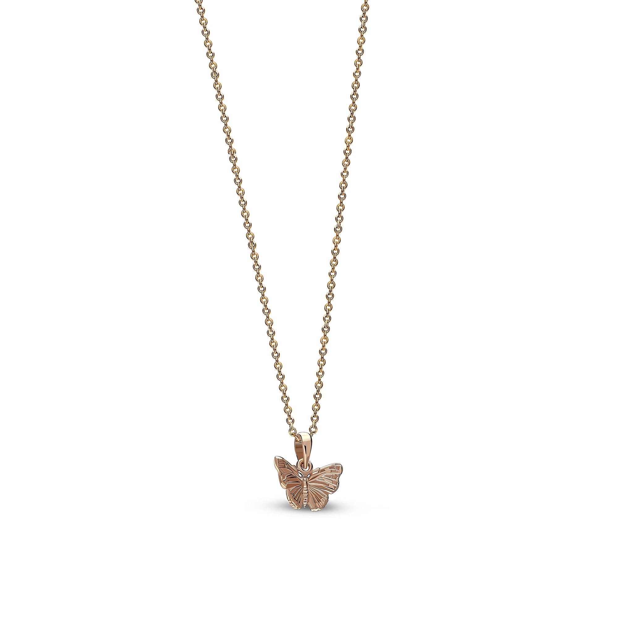 Rose Gold Vermeil Dinky Butterfly Pendant
