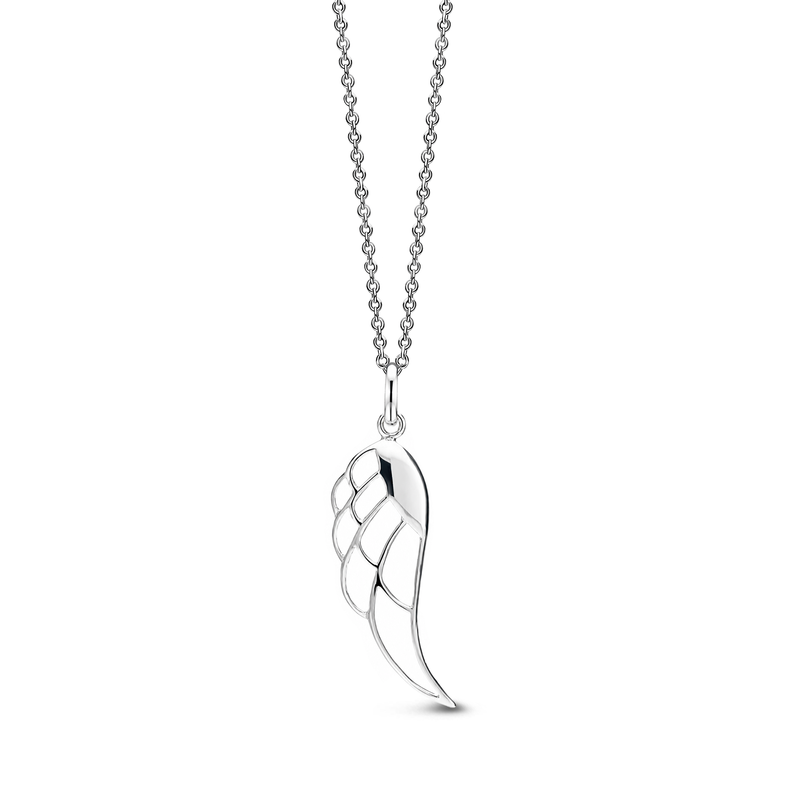 Sterling Silver Angel Wing Pendant