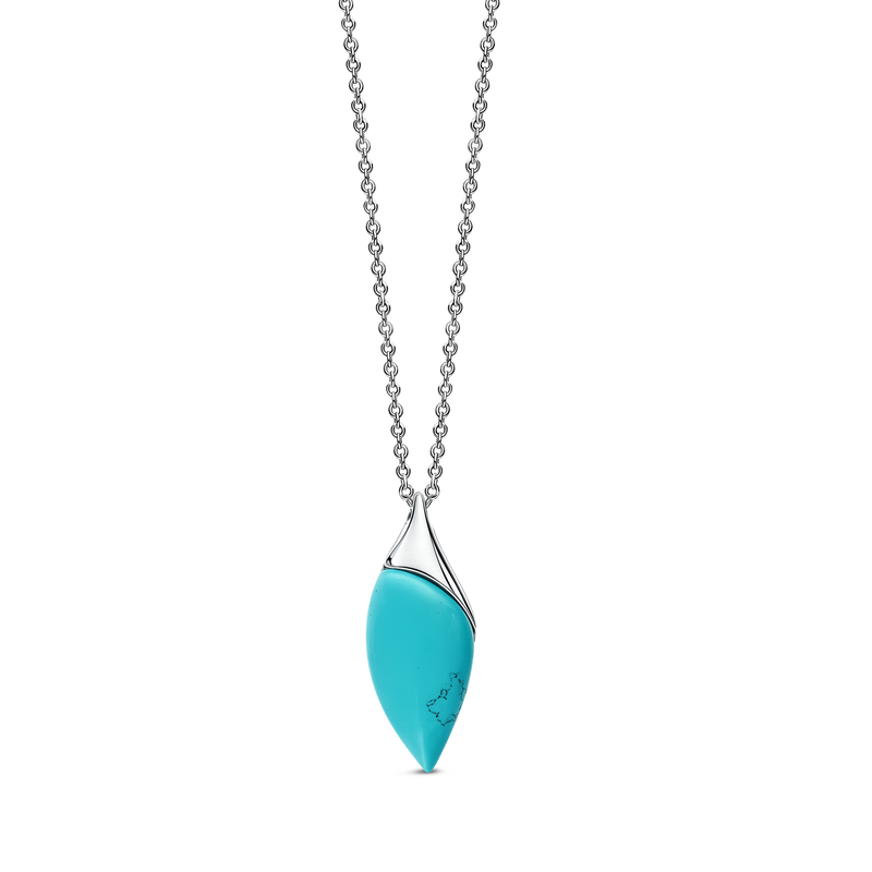 Sterling Silver Turquoise Sail Pendant