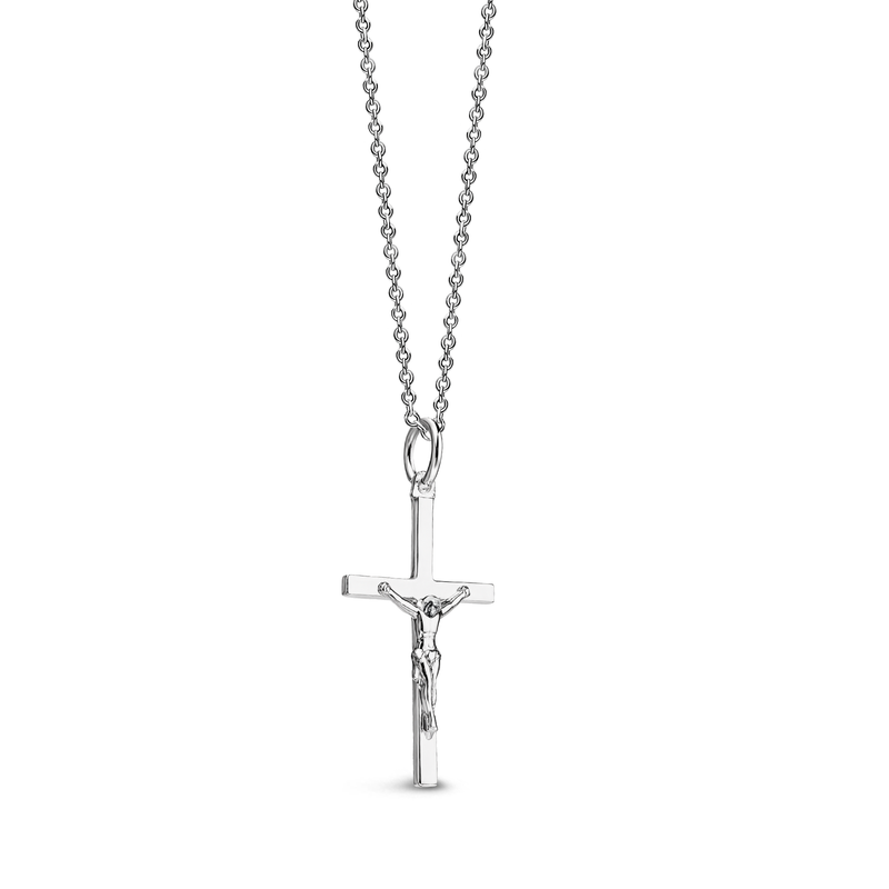 Sterling Silver Small Crucifix Pendant