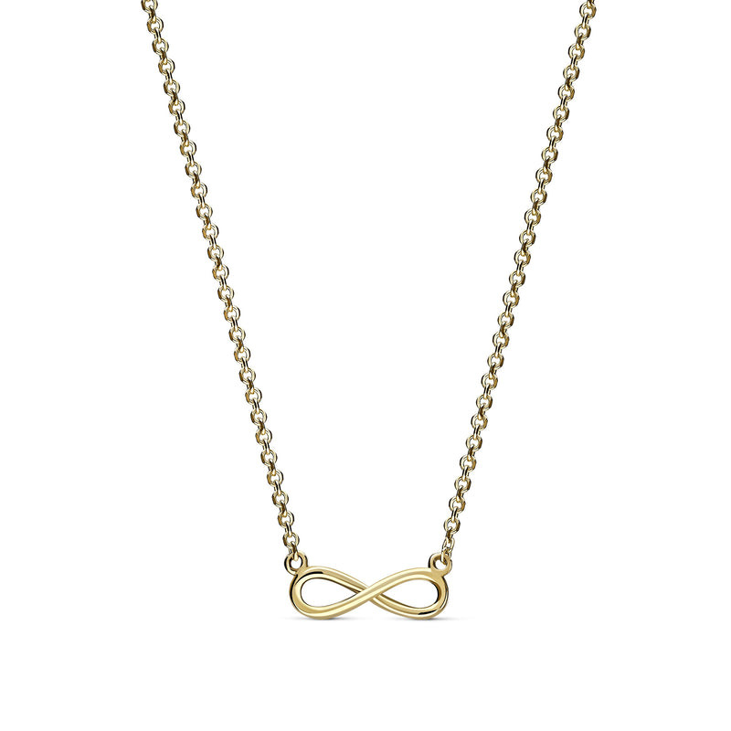 9ct Gold Infinity Necklace
