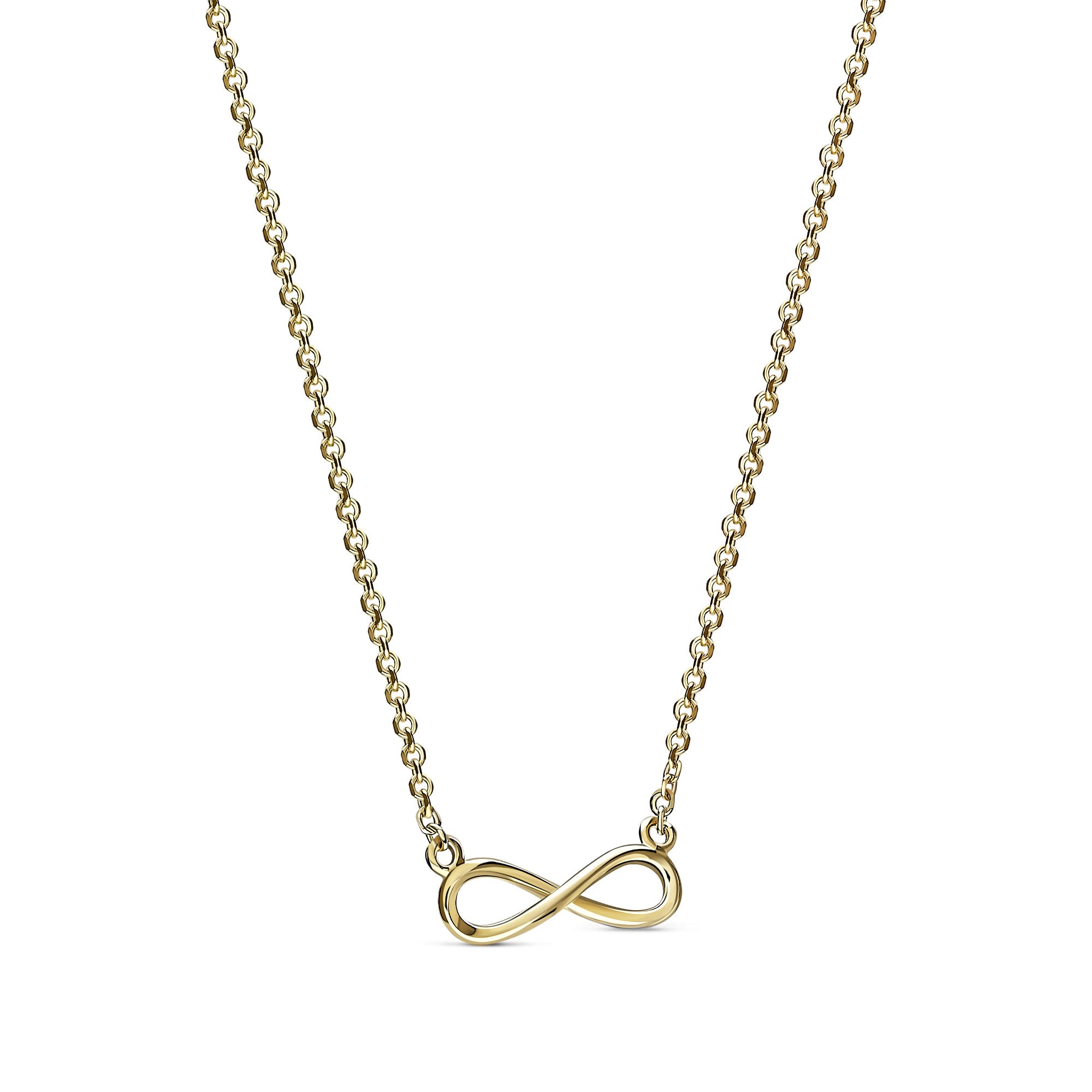 9ct Gold Infinity Necklace