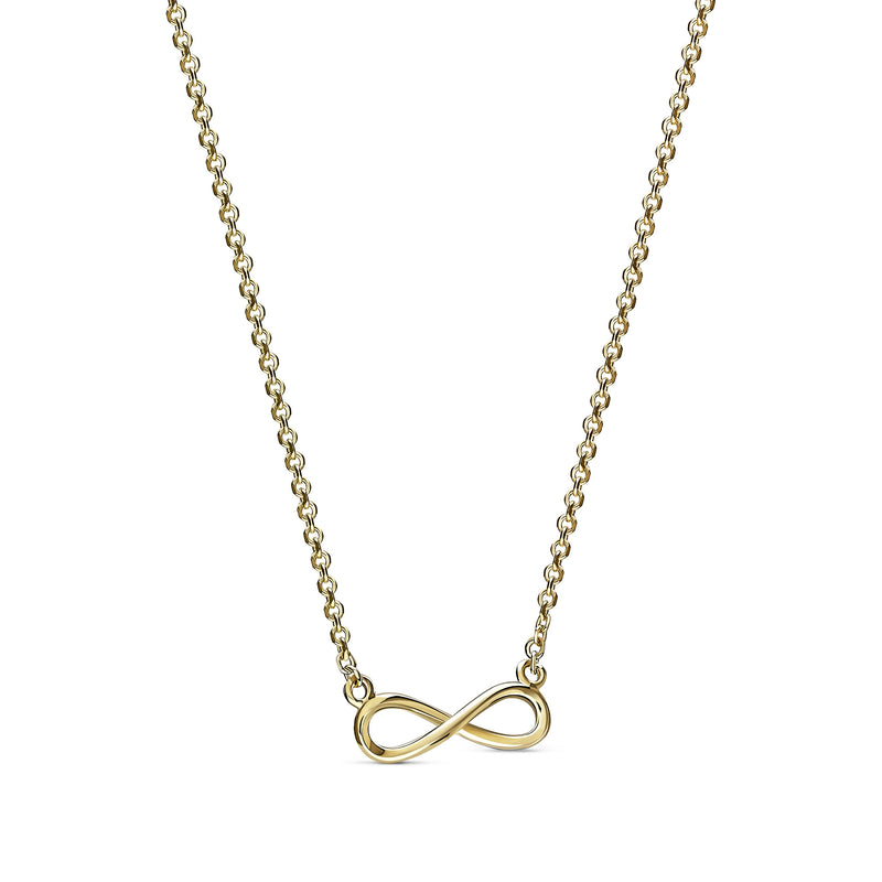 9ct Gold Infinity Necklace