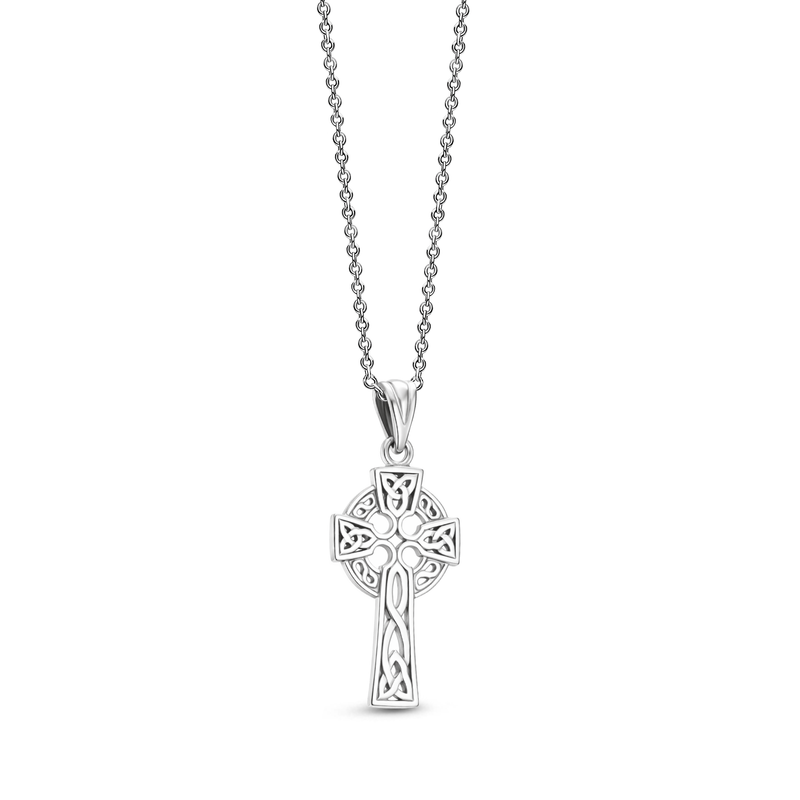 Sterling Silver Large Celtic Cross Pendant
