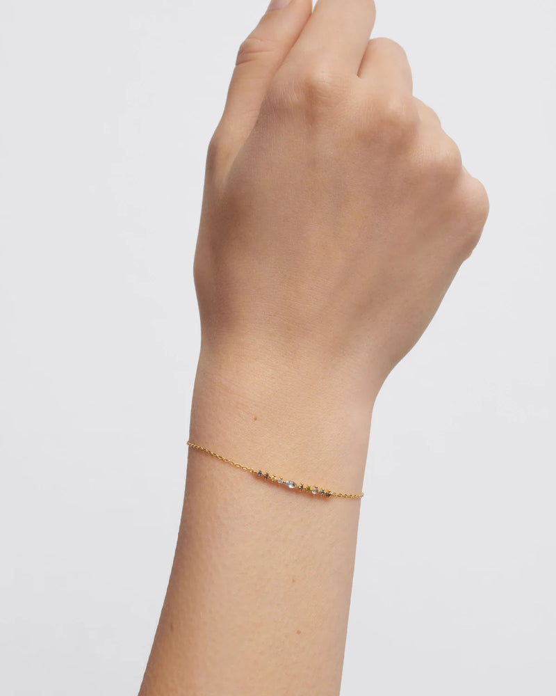 18ct Yellow Gold Vermeil Lotus Bracelet
