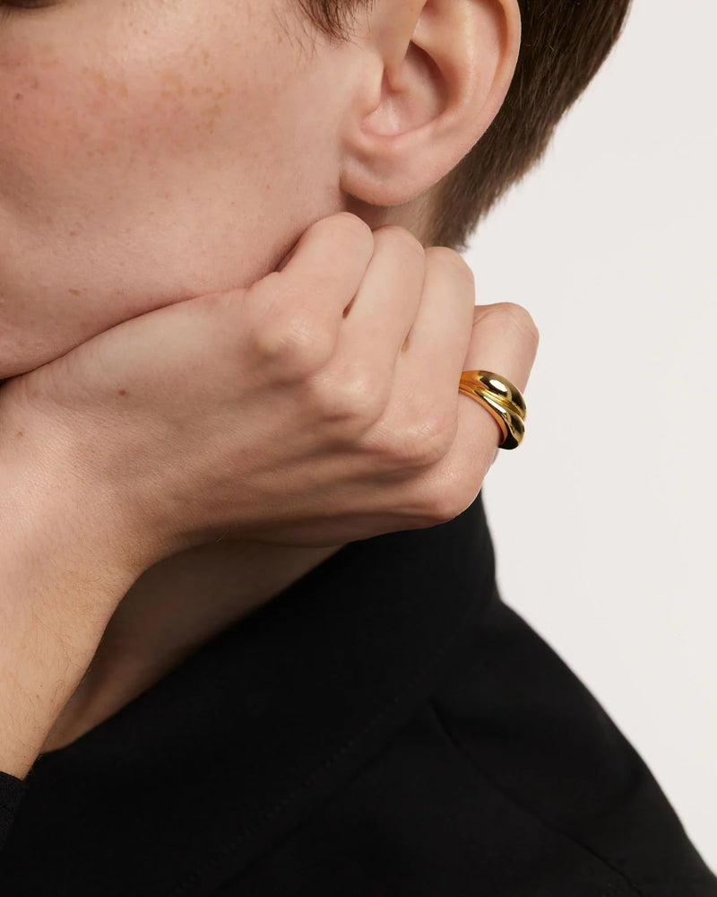 18ct Yellow Gold Vermeil Desire Ring