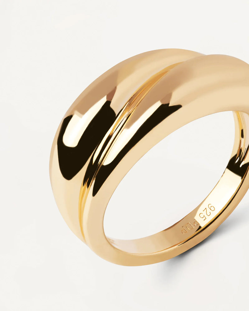 18ct Yellow Gold Vermeil Desire Ring