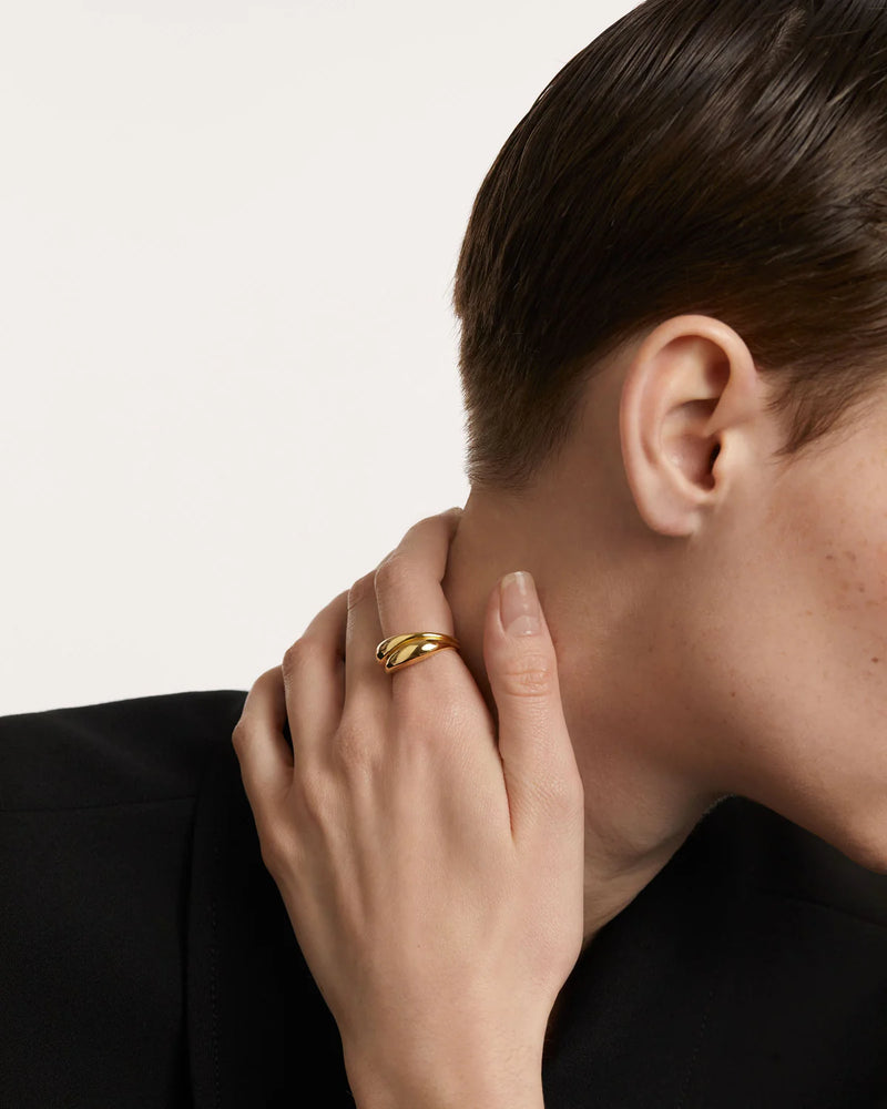 18ct Yellow Gold Vermeil Desire Ring