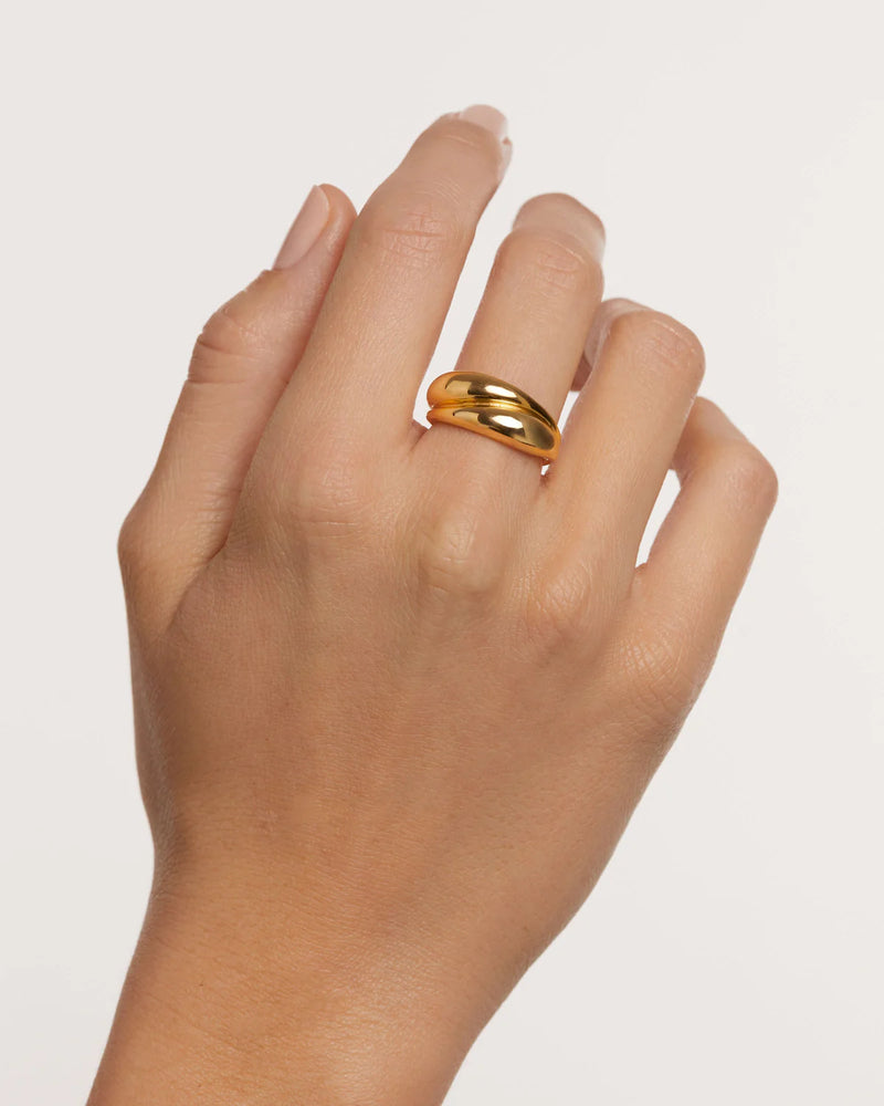18ct Yellow Gold Vermeil Desire Ring