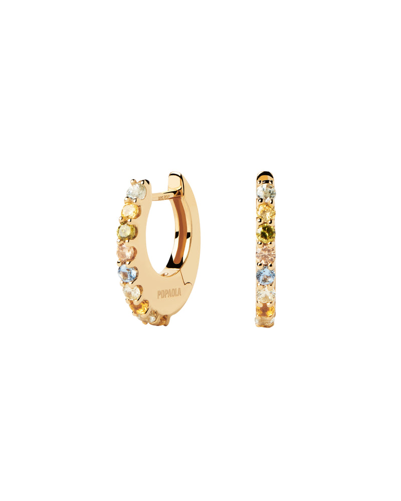 18ct Yellow Gold Vermeil Vivi Hoop