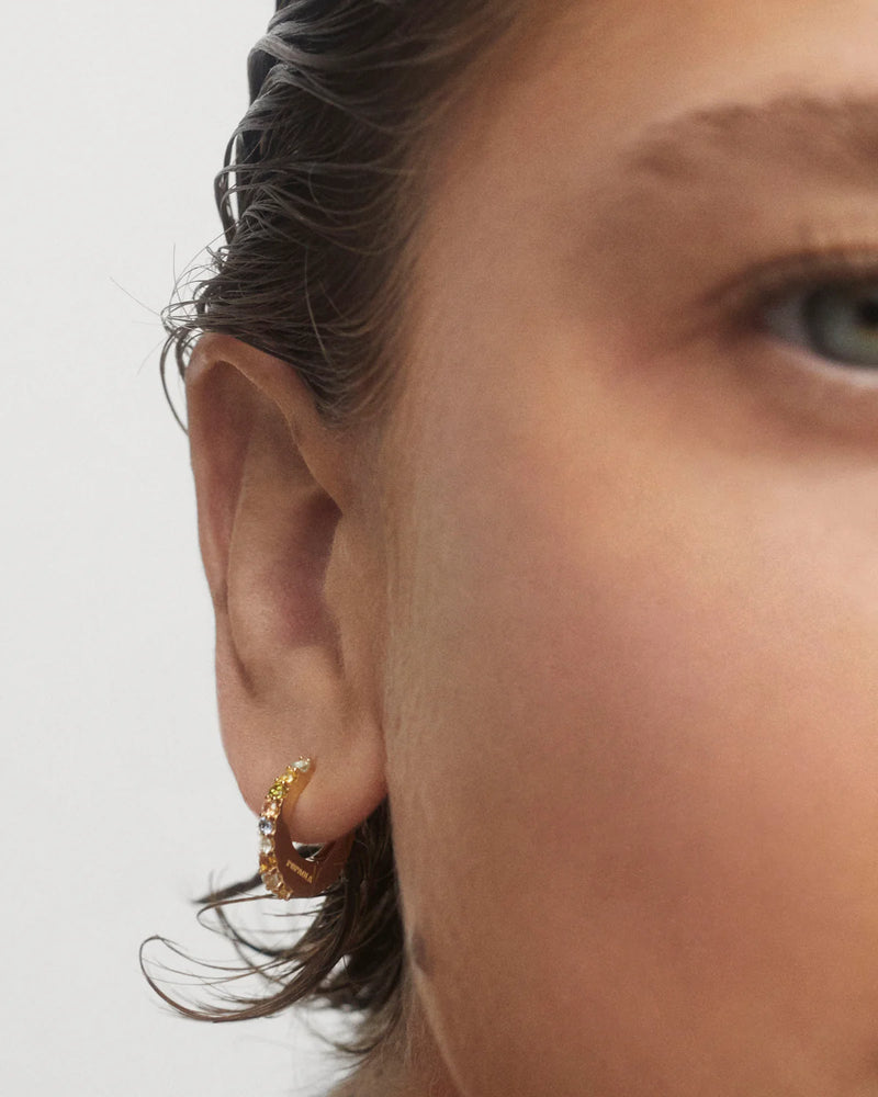 18ct Yellow Gold Vermeil Vivi Hoop