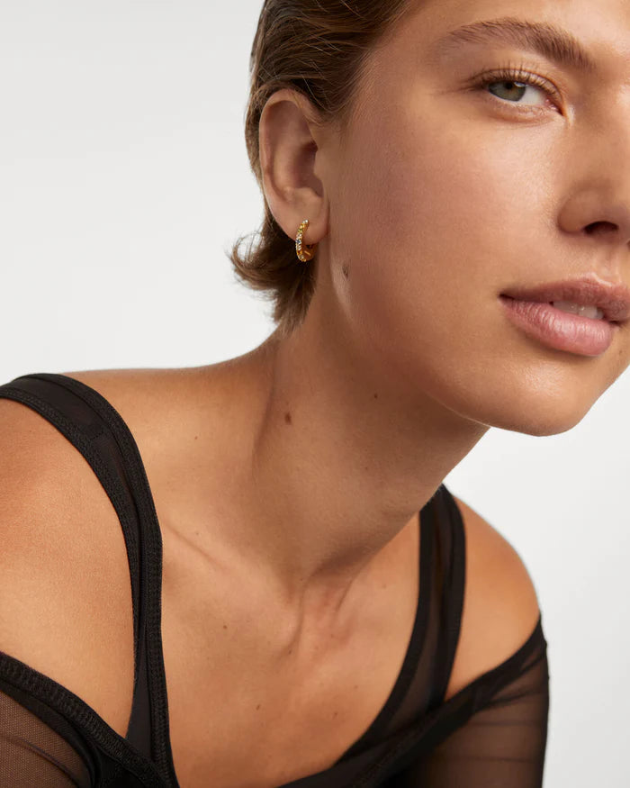 18ct Yellow Gold Vermeil Vivi Hoop