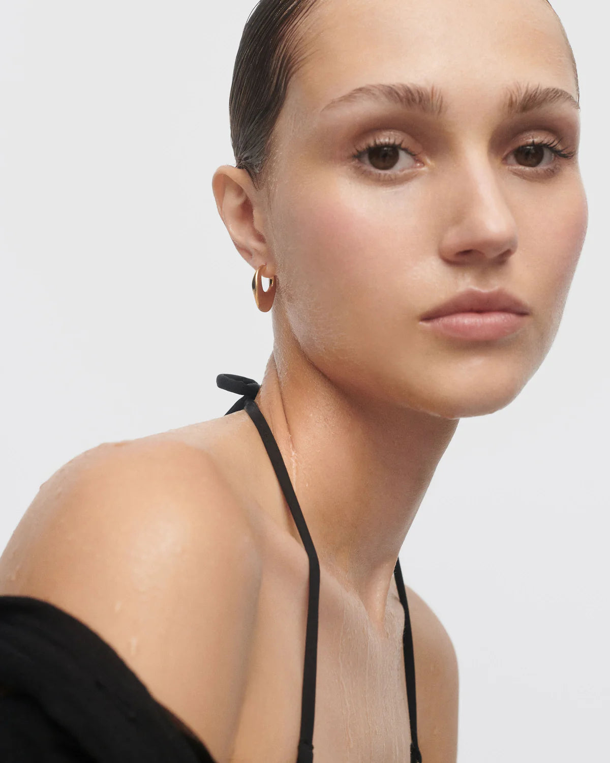 18ct Yellow Gold Vermeil Volcano hoops